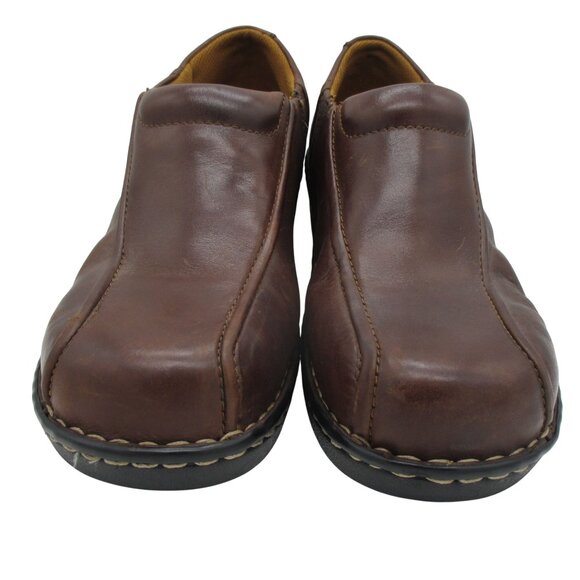 Eastland Clogs Full Slip On Tracie Women's 11W Brown Leather $90 Classic Casual - Picture 2 of 8